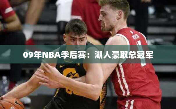 09年NBA季后赛：湖人豪取总冠军