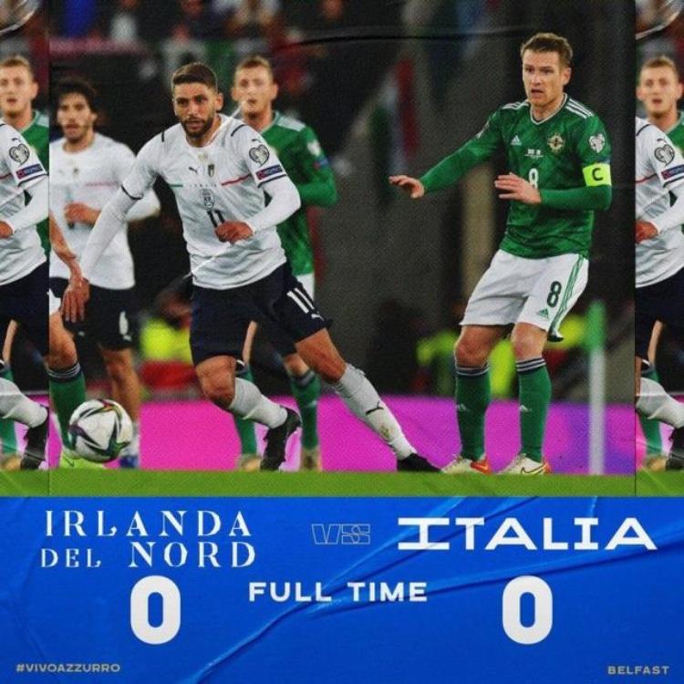 世预赛意大利00北爱尔兰无缘直接进世界杯多纳鲁马献神扑