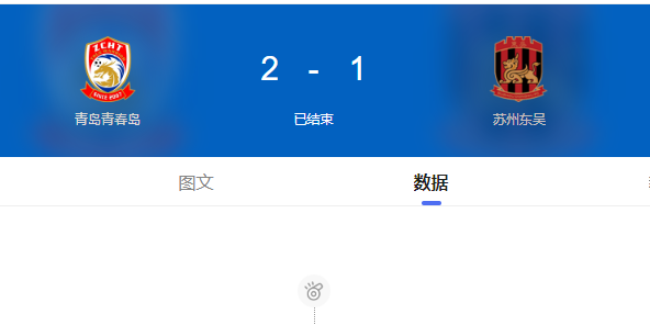 中甲第七轮：青岛青春岛2:1苏州东吴 比赛正常发挥