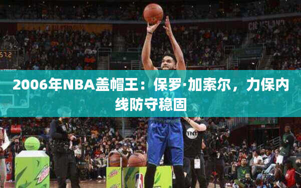 2006年NBA盖帽王：保罗·加索尔，力保内线防守稳固